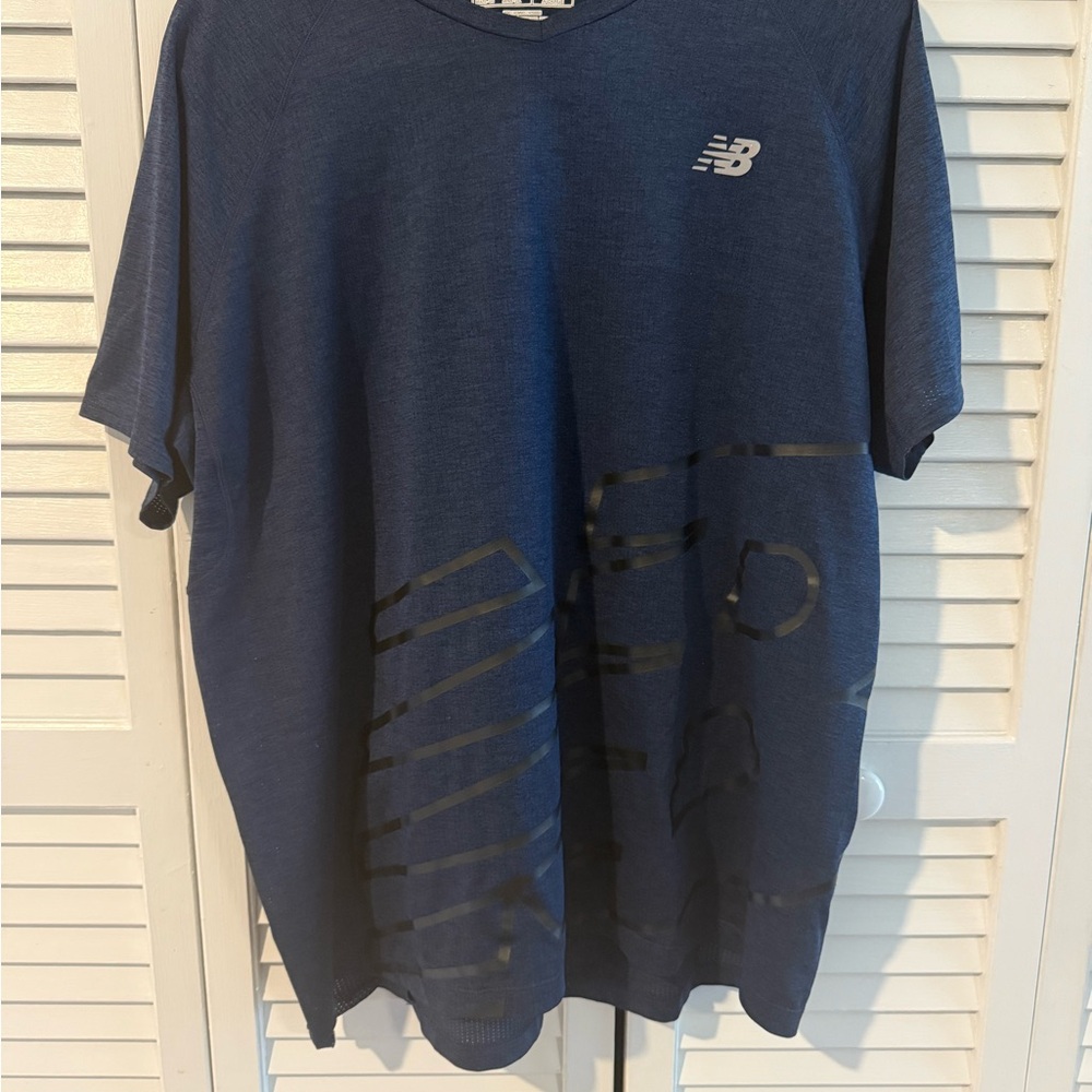 New Balance Men's Navy Graphic Tee